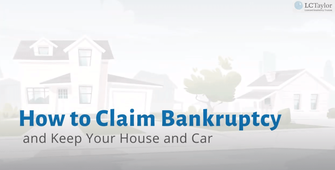 claim bankruptcy and keep your house